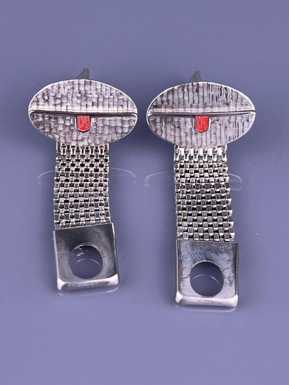 CPC Initial Monogram Wrap Around Cufflinks Silver… - image 6