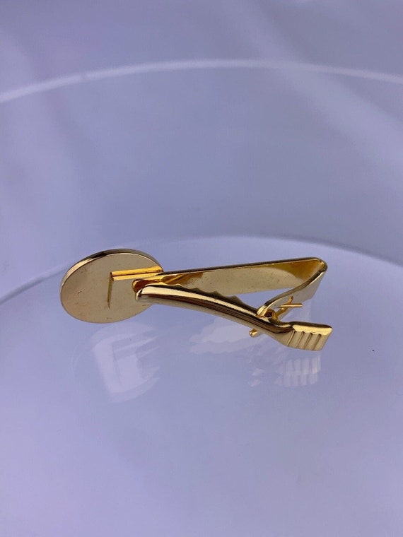 Airplane Aeroplane 14k Gold Plated Tie Clip Bar A… - image 5