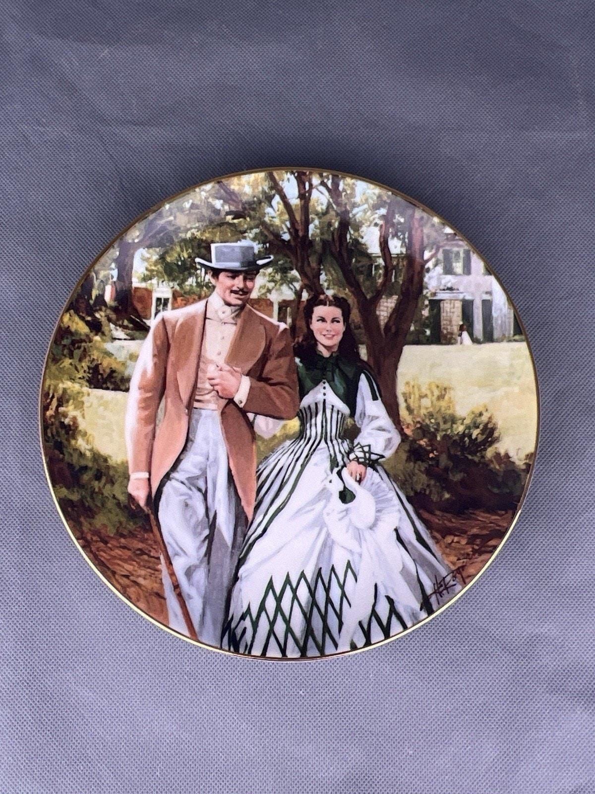 風と共に去りぬ プレートホーム タラ・スカーレット・レット 1989