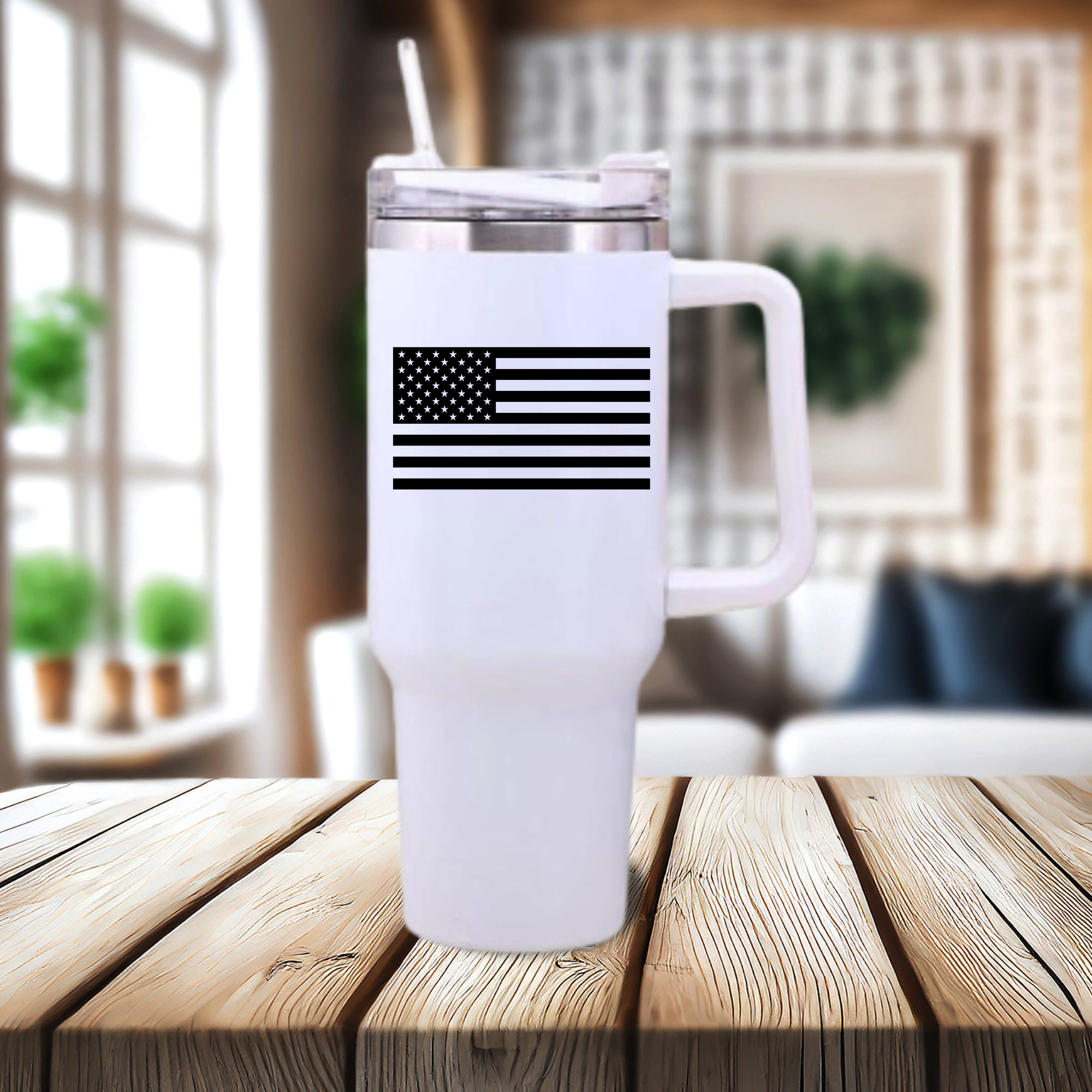 Nurse American Flag Bumper Sticker - 5" Vinyl Decal For Cars, Laptops & Windows