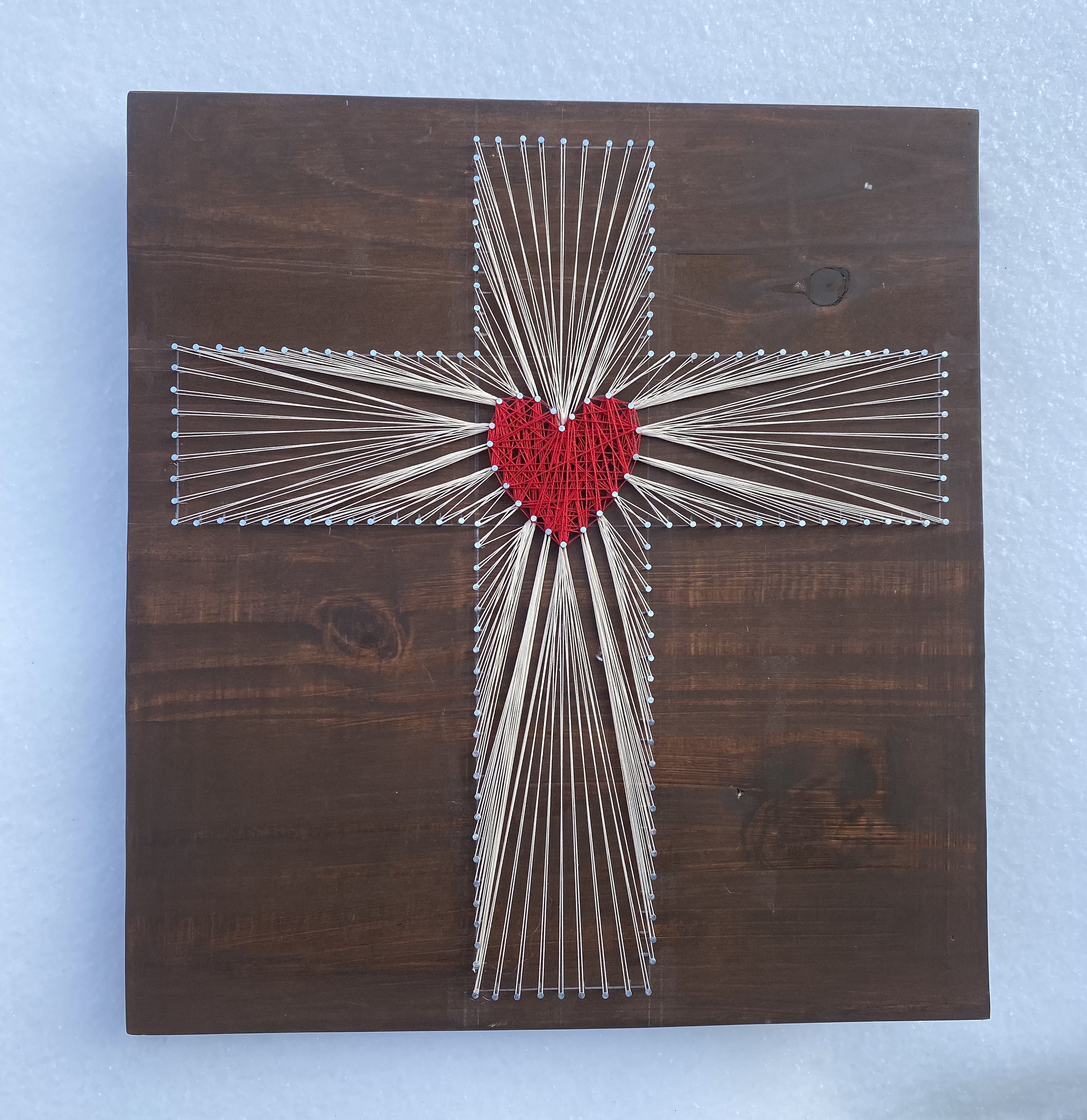 Cross String Art, Cross Nail Art, Homemade Decor, Cross Home Decor ...