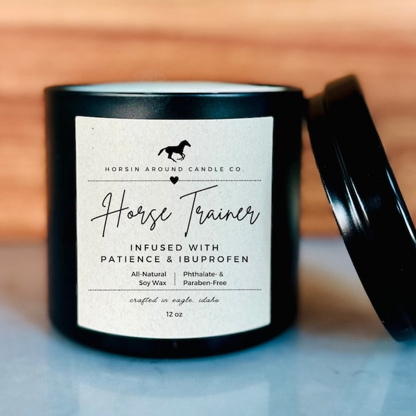 Horse Candle Etsy