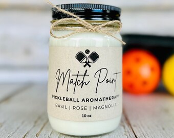 PICKLEBALL CANDLE - Gift for Pickleball Players || 100% Soy Wax || Hand Poured || Gift for Mom || Gift for Grandma || Pickleball Gift