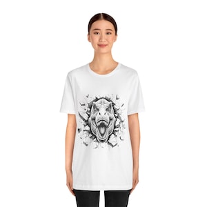 Dinosaur Roar Tee, Unisex Graphic T-Shirt, Funny Dino Shirt, Kid&#39;s Dinosaur Gift, Jurassic Theme Apparel