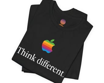 考えを改めよう Apple Computer Tシャツ - Etsy 日本