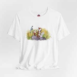 Vintage Calvin & Hobbes T-Shirt, Calvin and Hobbes Explorers, Cartoon T-Shirt, Calvin and Hobbes, 90s retro T-Shirt, Unisex