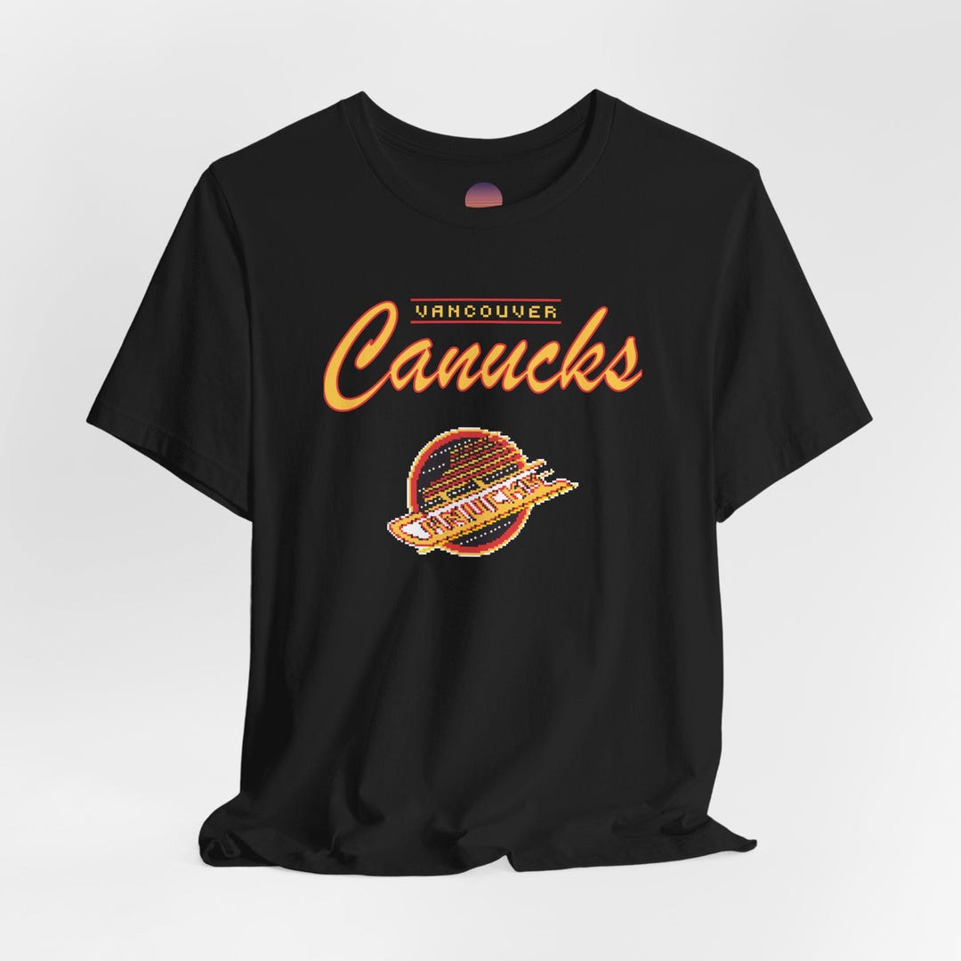 Vintage Vancouver Canucks T-shirt, Canucks 90s Tshirt, Retro