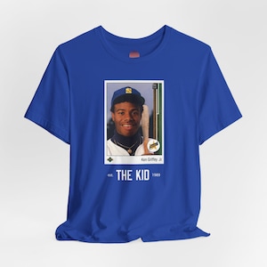 T-shirt Ken Griffey Jr, T-shirt Griffey Jr Rookie Card, T-shirt Upper Deck, T-shirt de baseball années 90, T-shirt Mariners, T-shirt vintage