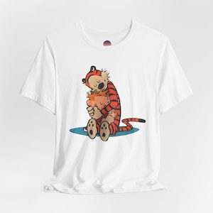 Vintage Calvin & Hobbes T-Shirt, Calvin and Hobbes Hug, Cartoon T-Shirt, Calvin and Hobbes, 90s retro T-Shirt, Unisex