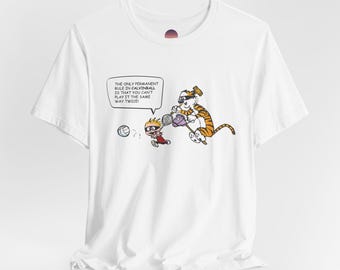 Vintage Calvin & Hobbes T-Shirt, Calvinball, Cartoon T-Shirt, Calvin and Hobbes, 90s retro T-Shirt, Unisex