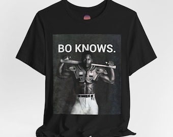 Bo Knows T-Shirt, Bo Jackson tshirt, 90s Bo Jackson tshirt, 90s Baseball tshirt, 90s Pop Culture tshirt, Vintage sports tshirt, Unisex shirt