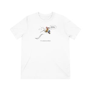 Calvin & Hobbes triblend T-Shirt, It&#39;s a magical world, Cartoon T-Shirt, Calvin and Hobbes, 90s T-Shirt, Unisex