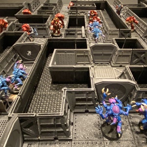 System korytarzy 3D Space Hulk - pliki cyfrowe do druku 3D