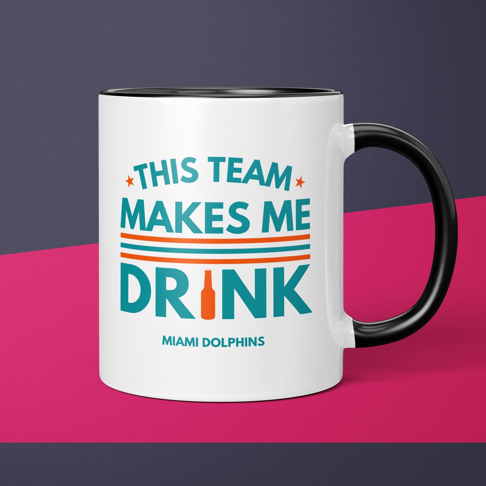 Miami Dolphins Coffee Cup Gift for Him Husband Unique Coffee Mug Gifts ...