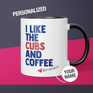 Chicago Cubs Coffee Mug - Etsy