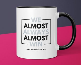 San Antonio Spurs Coffee Cup Gift for Him Husband Unique Coffee Mug Gifts for Dad Ceramic Mug Gift for Men Funny Gift for Spurs Fan Gift