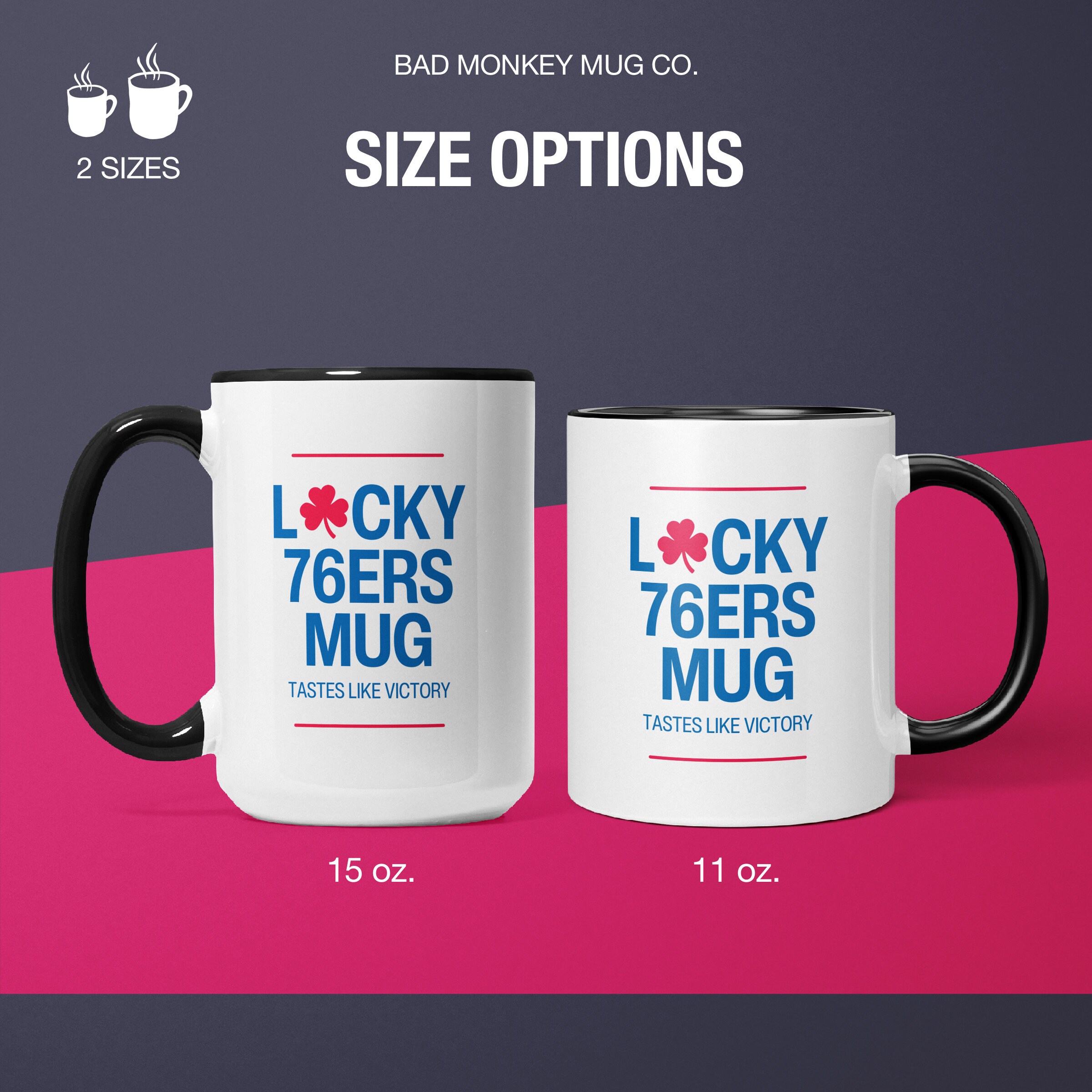 Lucky 76ers Mug Philadelphia 76ers Coffee Cup Gift for Him Husband Coffee  Mug Gifts for Dad 76ers Gift for Men Gift for 76ers Fan - Etsy