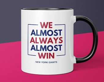 New York Giants Coffee Cup Gift for Him Husband Unique Coffee Mug Gifts for Dad Ceramic Mug Gift for Men Funny Gift for Giants Fan Gift