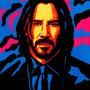 Pop art John Wick