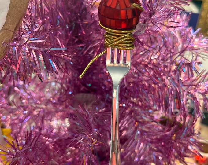 Disco Spaghetti & Meatball Disco Ball Christmas Ornament, Italian Food