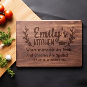 Personalized Cutting Board, Custom Charcuterie Board, Mother’s Day Gift, Wedding Gift, House warming gift, Family Gift