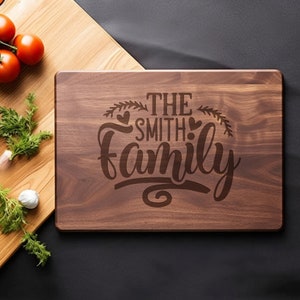 Personalized Cutting Board, Custom Charcuterie Board, Mother’s Day Gift, Wedding Gift, House warming gift, Family Gift