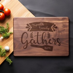 Personalized Cutting Board, Custom Charcuterie Board, Mother’s Day Gift, Wedding Gift, House warming gift, Family Gift