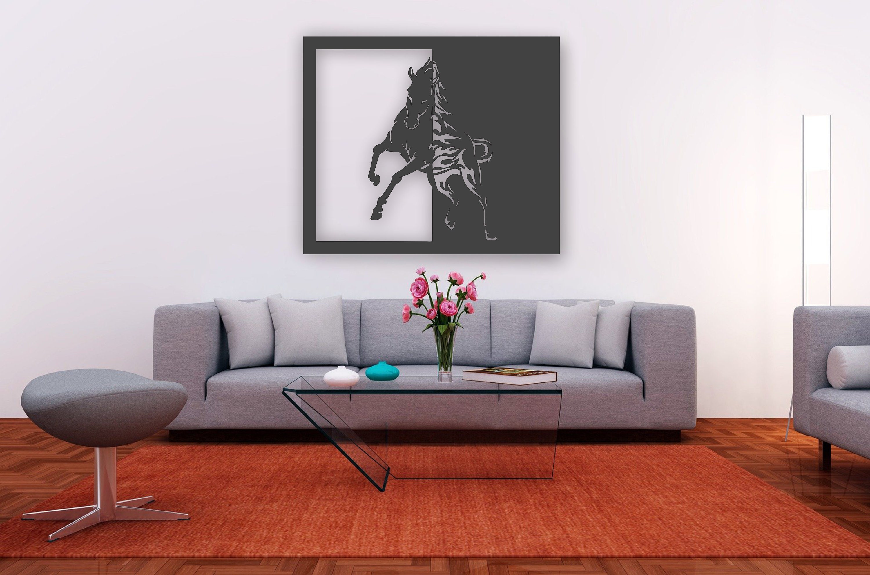 Horse Wall Decor Metal Wall Decor Metal Wall Art Living Room Wall Decor