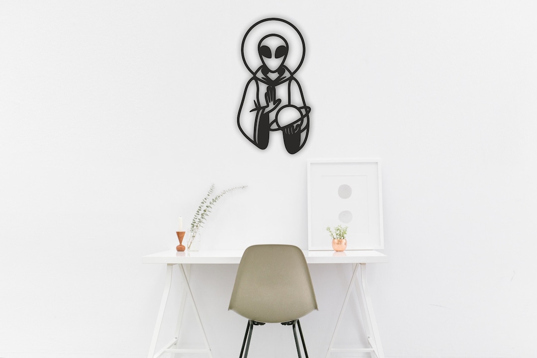 Alien Wall Decor Alien Wall Art UFO Wall Decor Metal Wall Decor Metal ...