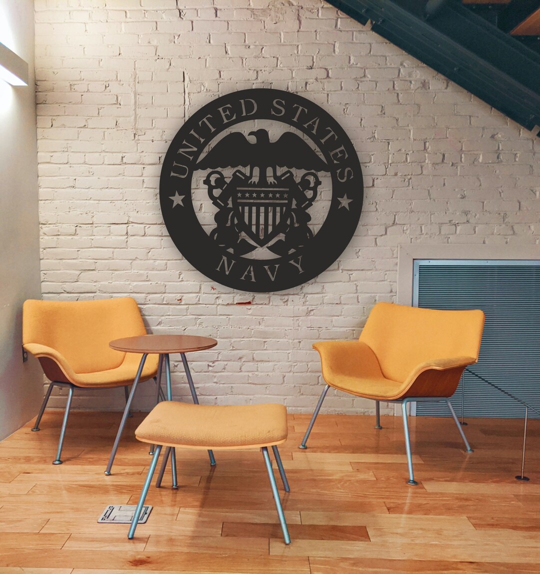 United States Navy Metal Wall Decor United States Navy Metal Wall Art