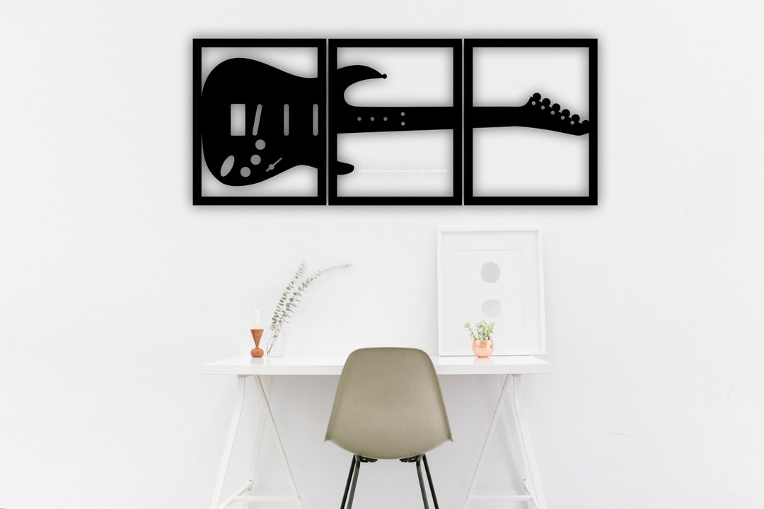 Guitar Wall Decor Music Wall Decor Metal Wall Decor Metal Wall Art