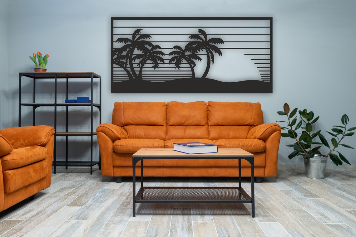 Palm Tree Wall Art Palm Tree Wall Decor Metal Wall Decor Metal Wall Art