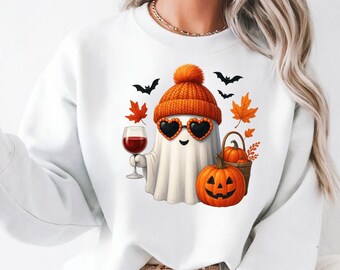 Happy Halloween T Shirt, Halloween Costume Gift for Friends, Halloween pumpkin, Halloween Gift, Happy Halloween Sweatshirt Hoodie