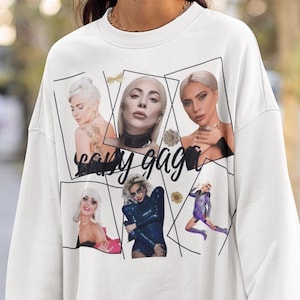 Vintage Lady Gaga Sweatshirt: Customizable Crewneck Merch