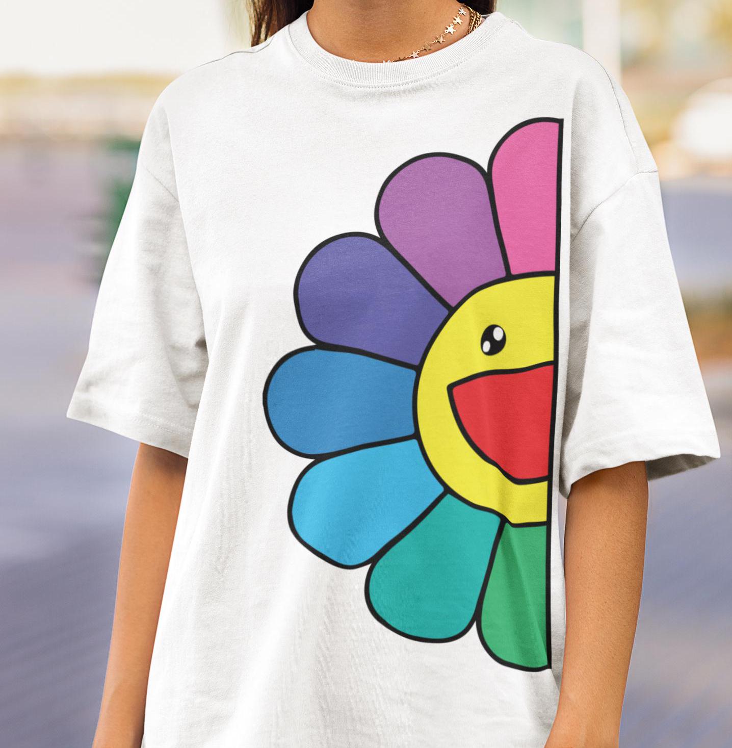 J バルヴィン フラワー グラフィック Tシャツ：カスタム コットン