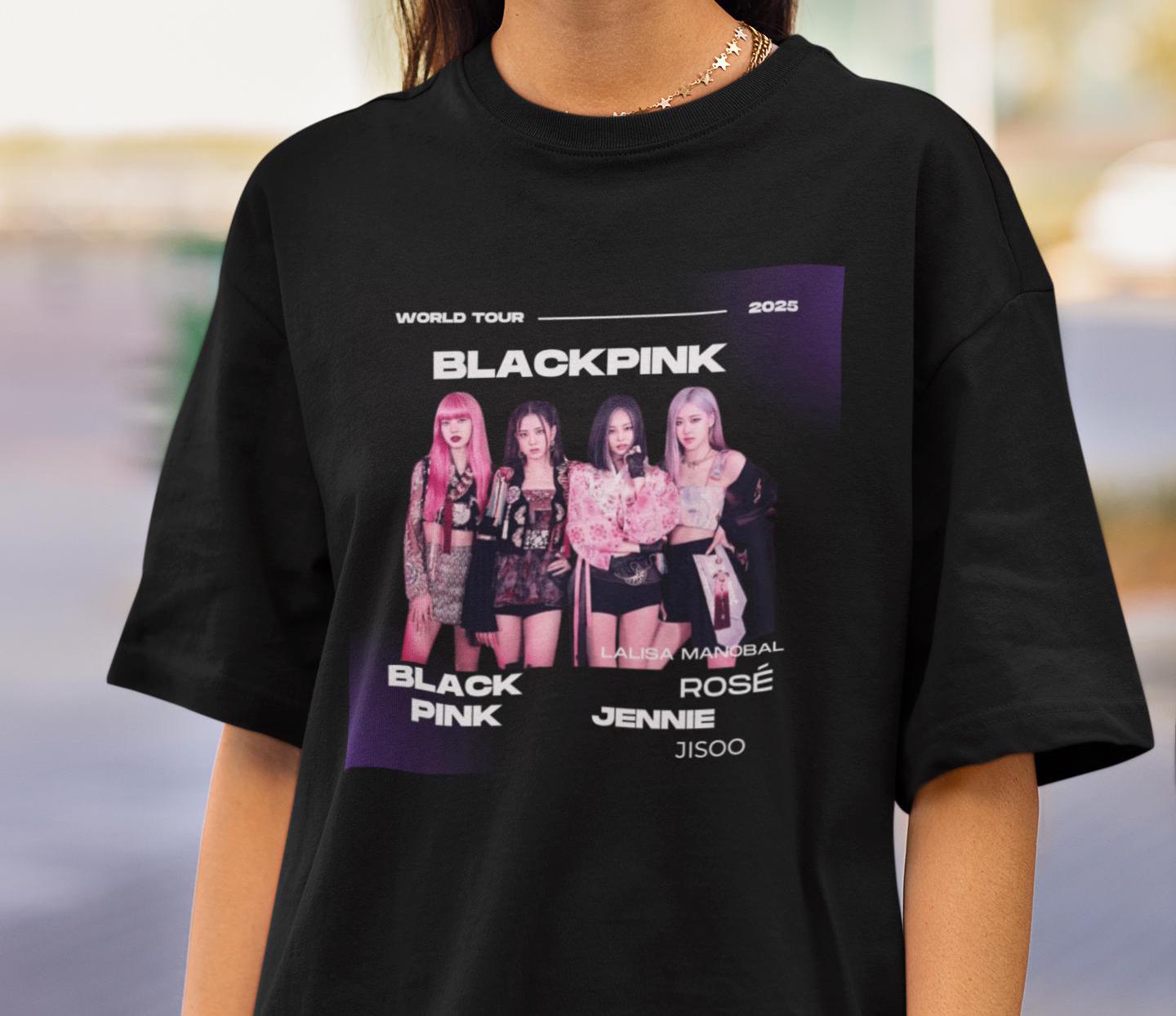 BLACKPINK DEADLINE Tシャツ ハーフスリーブシャツ ピンク BLACKPINK PREMIUM DEBUT SHOWCASE GOODS