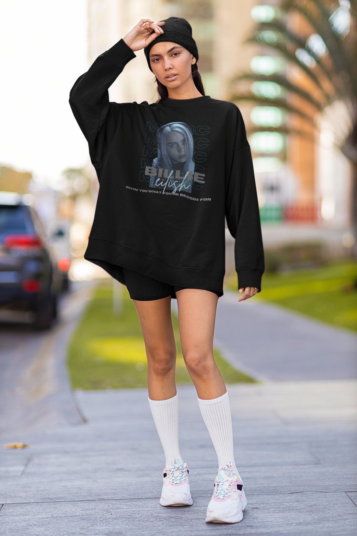 Buy Vintage Billie Eilish Billie Eilish Sweatshirt Billie Eilish Merch Pullover Online in India Etsy