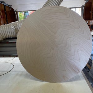 24 inch x 1/2 inch Wood Round, Wood Circles, FREE SHIPPING