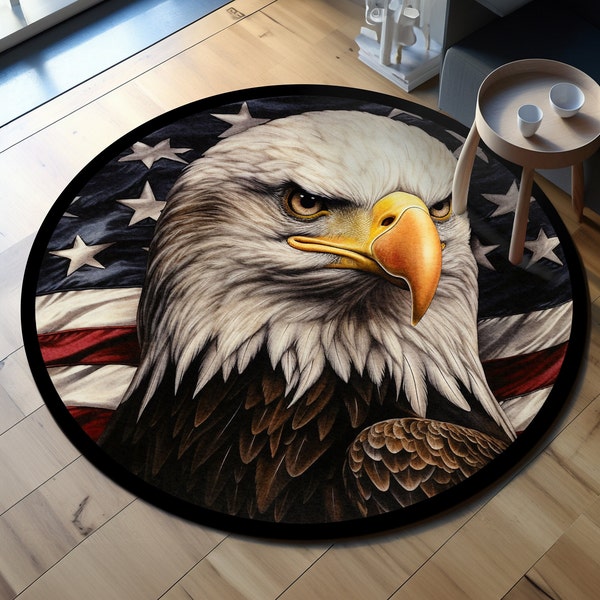 Tapis drapeau américain, tapis drapeau américain, tapis drapeau américain, motif États-Unis, tapis moderne pour salon, tapis de chambre, tapis personnalisé