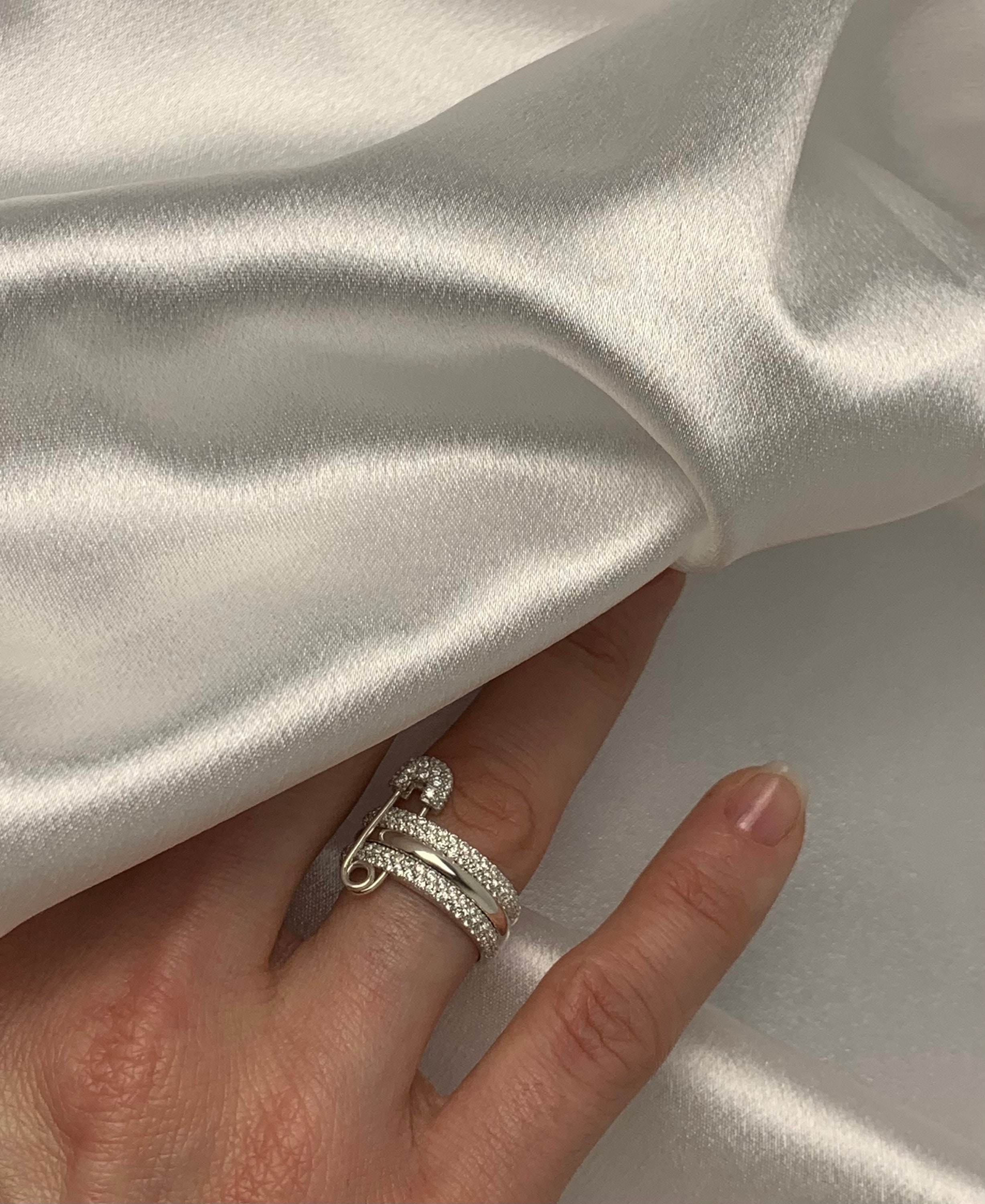 Anello Dell'eternità In Argento Sterling Con Zirconi Taglio Smeraldo - 6 Mm - Italia - Foto 8