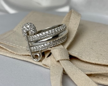 Anello Dell'eternità In Argento Sterling Con Zirconi Taglio Smeraldo - 6 Mm - Italia - Foto 12