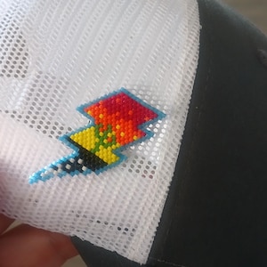 Cactus Lightning Hat Pin