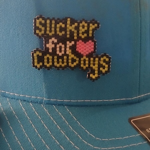 Sucker for Cowboys Hat Pin