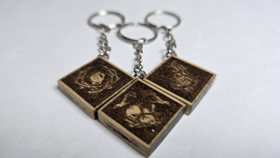 The Artist Keychains - Handcrafted Wooden Set (dead by Daylight ...