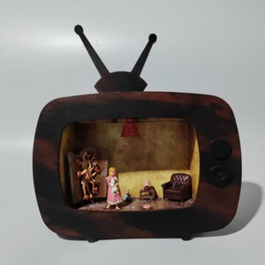 Scary Kids Room Themed Handmade Diorama Decoration Box