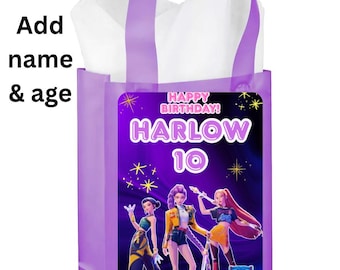K-pop demon hunter girl band movie theme   goodie bags 12 ct