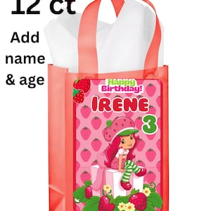 Rosita fresita , strawberry shortcake goodie bags 12 ct