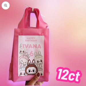 Cute monster Labubu  theme goodie bags