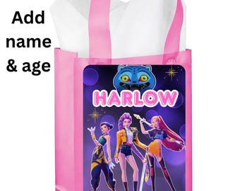 K-pop demon hunter girl band movie theme   goodie bags 12 ct