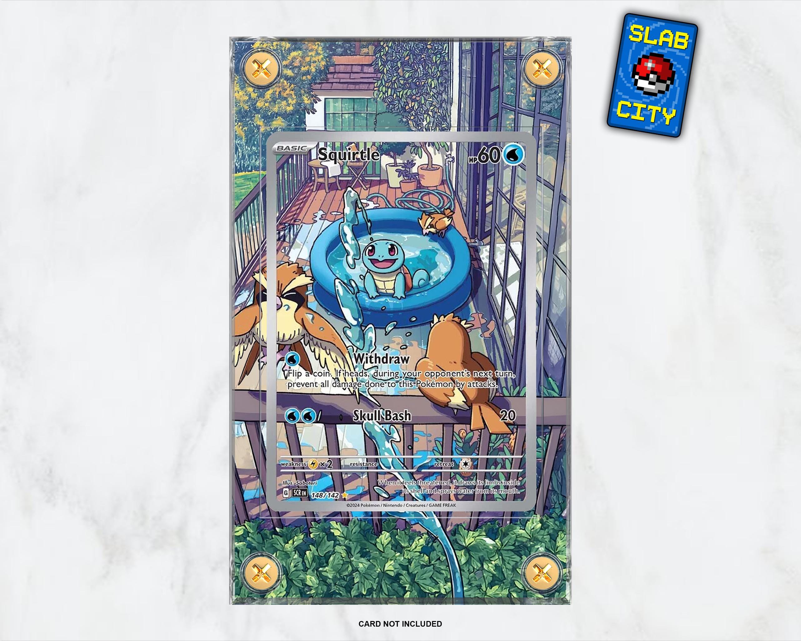 Squirtle #148 Stellar Crown - Extended Artwork Pokmon Card Display Case -  Etsy